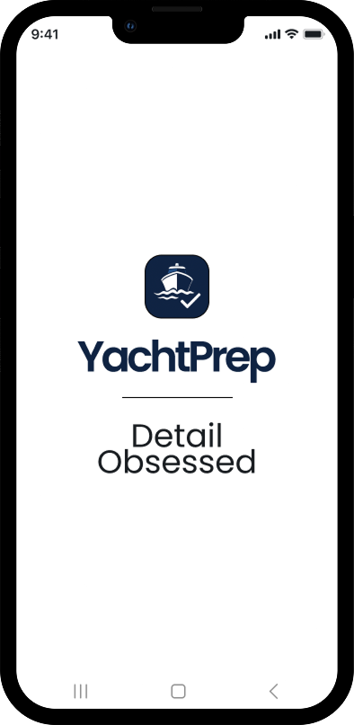 YachtPrep app interface
